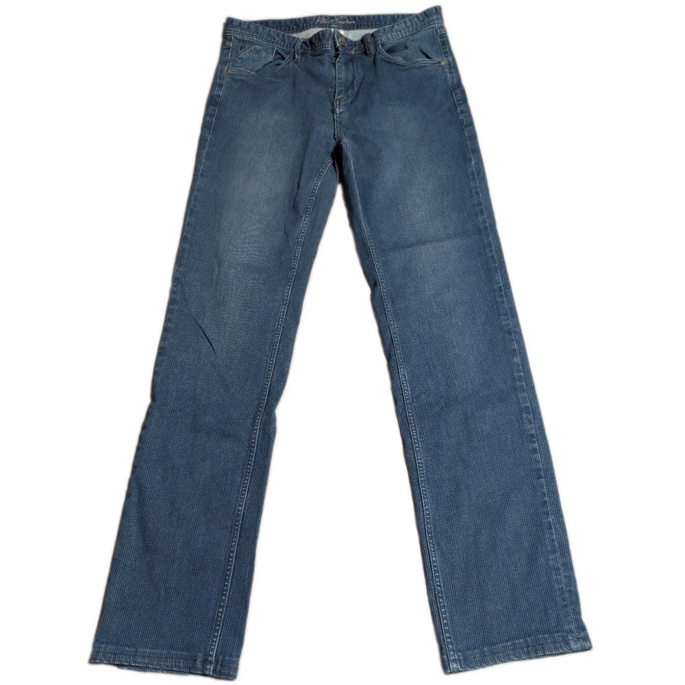 Robert Graham Tailored Kipling Jeans Mens 32x30 Blue Stretch Straight Denim